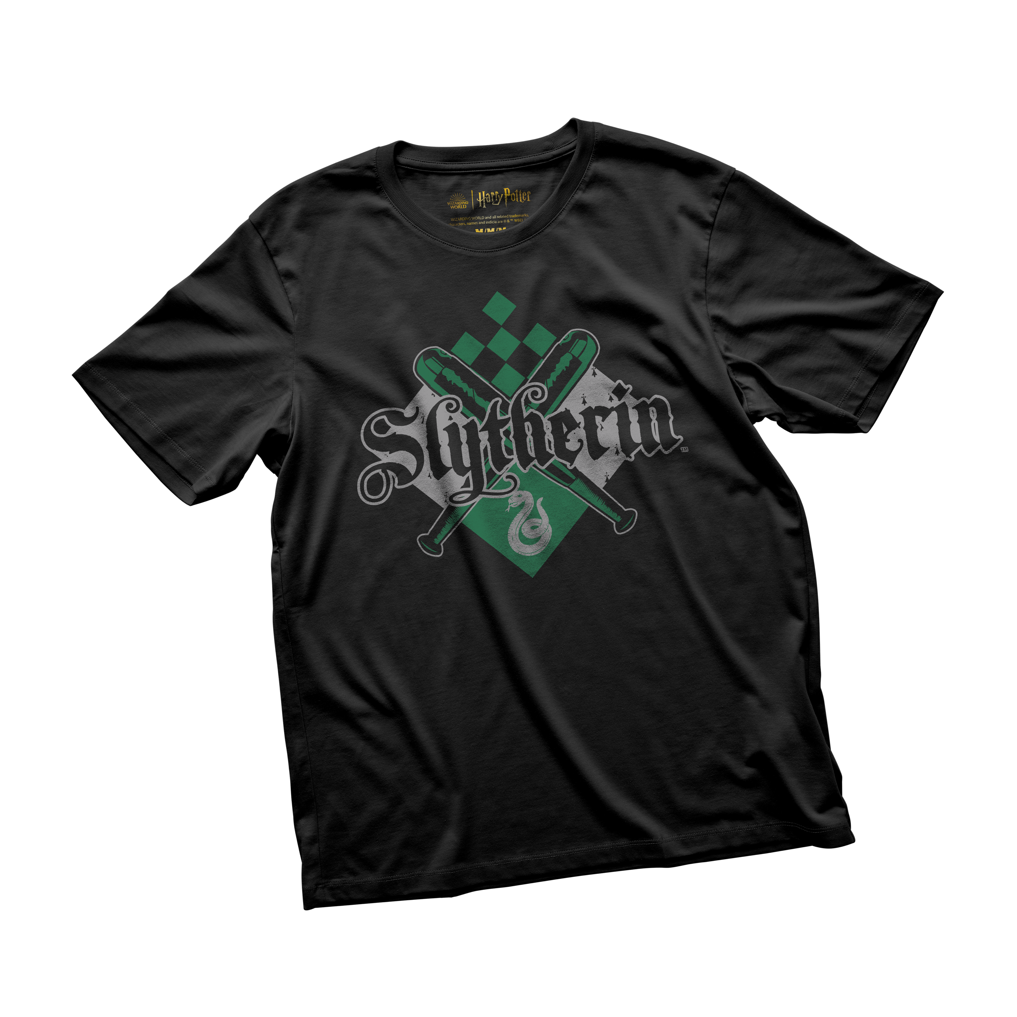 Playera Harry Potter Slytherin Quidditch Team Negra