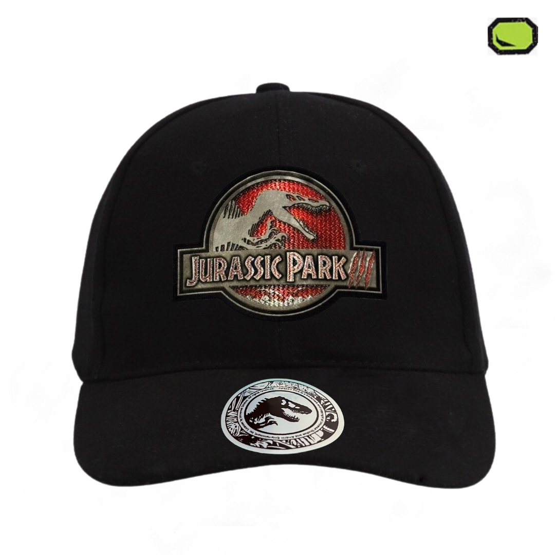 Gorra Jurassic Park III Logo Clásico Negra