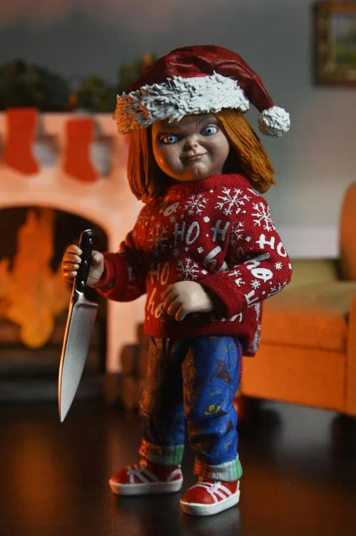 Figura NECA Chucky (Holiday Edition) Versión Ultimate