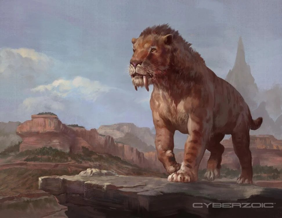 Figura Cyberzoic Smilodon Populator Escala 1/12