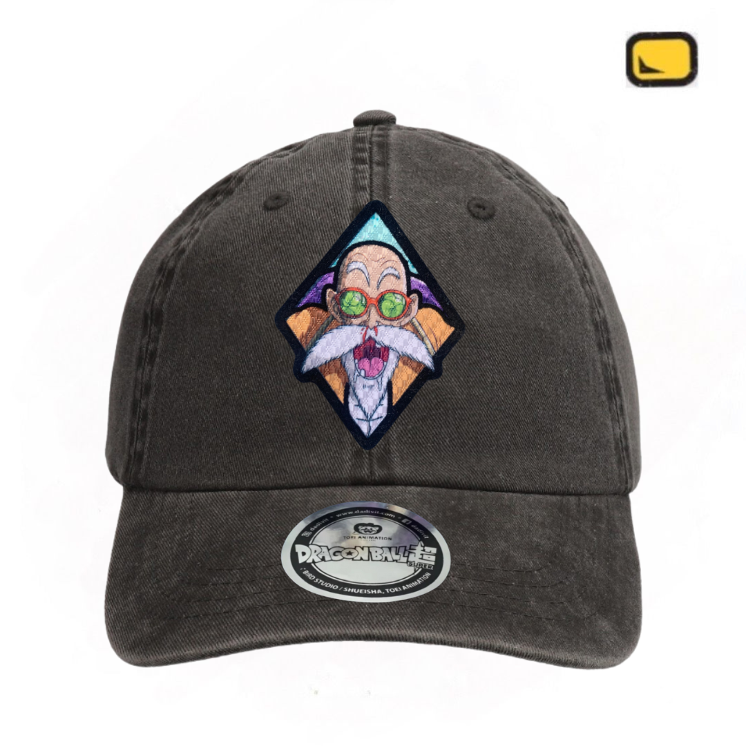 Gorra Dragon Ball Z “Master Roshi” Gris Vintage