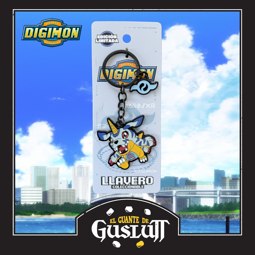 Llavero Digimon Gabumon Metálico Edición Limitada