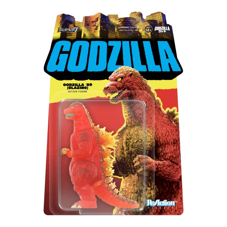 Figura Super 7 Godzilla 1989 (Blazing) Escala 1/18