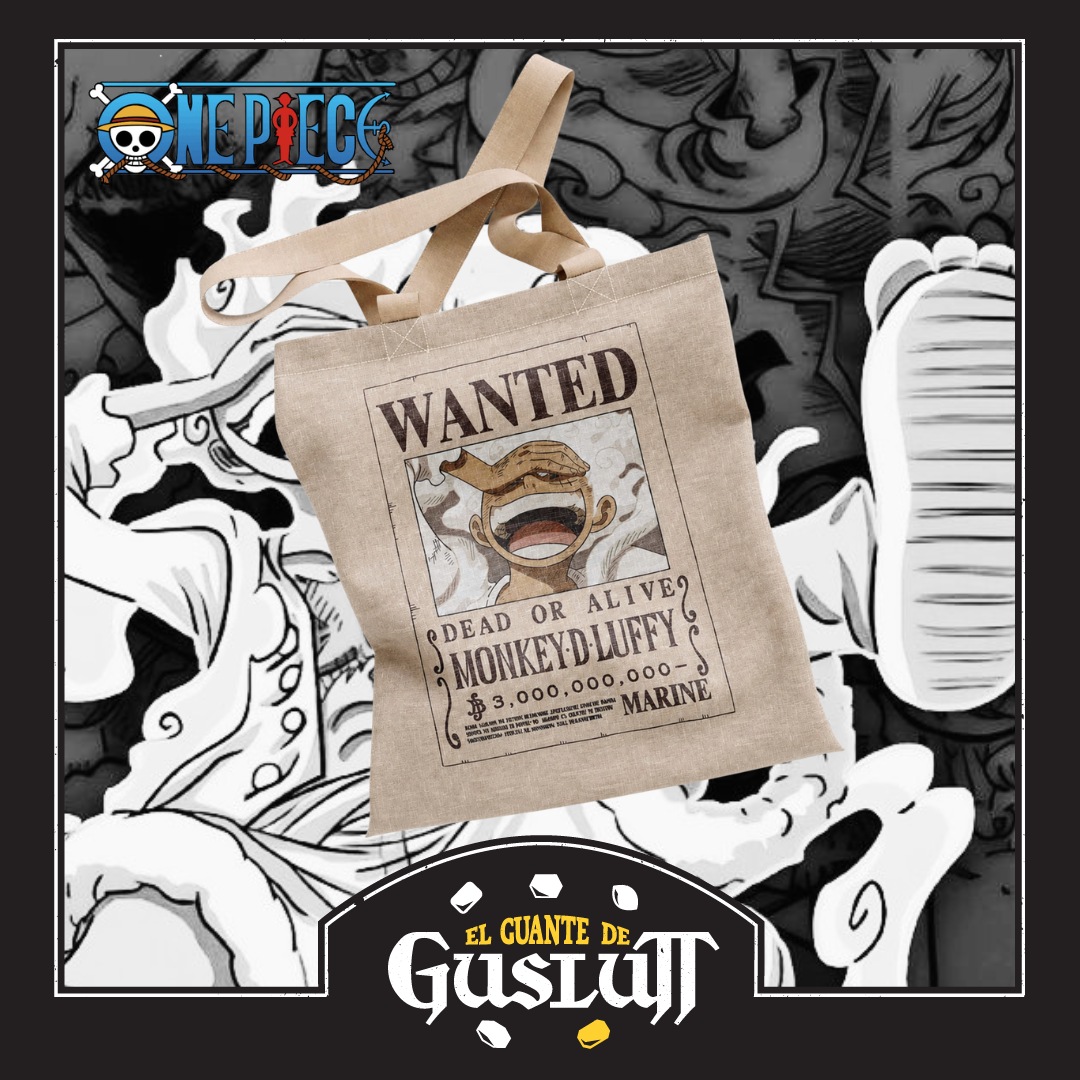 Bolsa de Tela One Piece Cartel Monkey D. Luffy