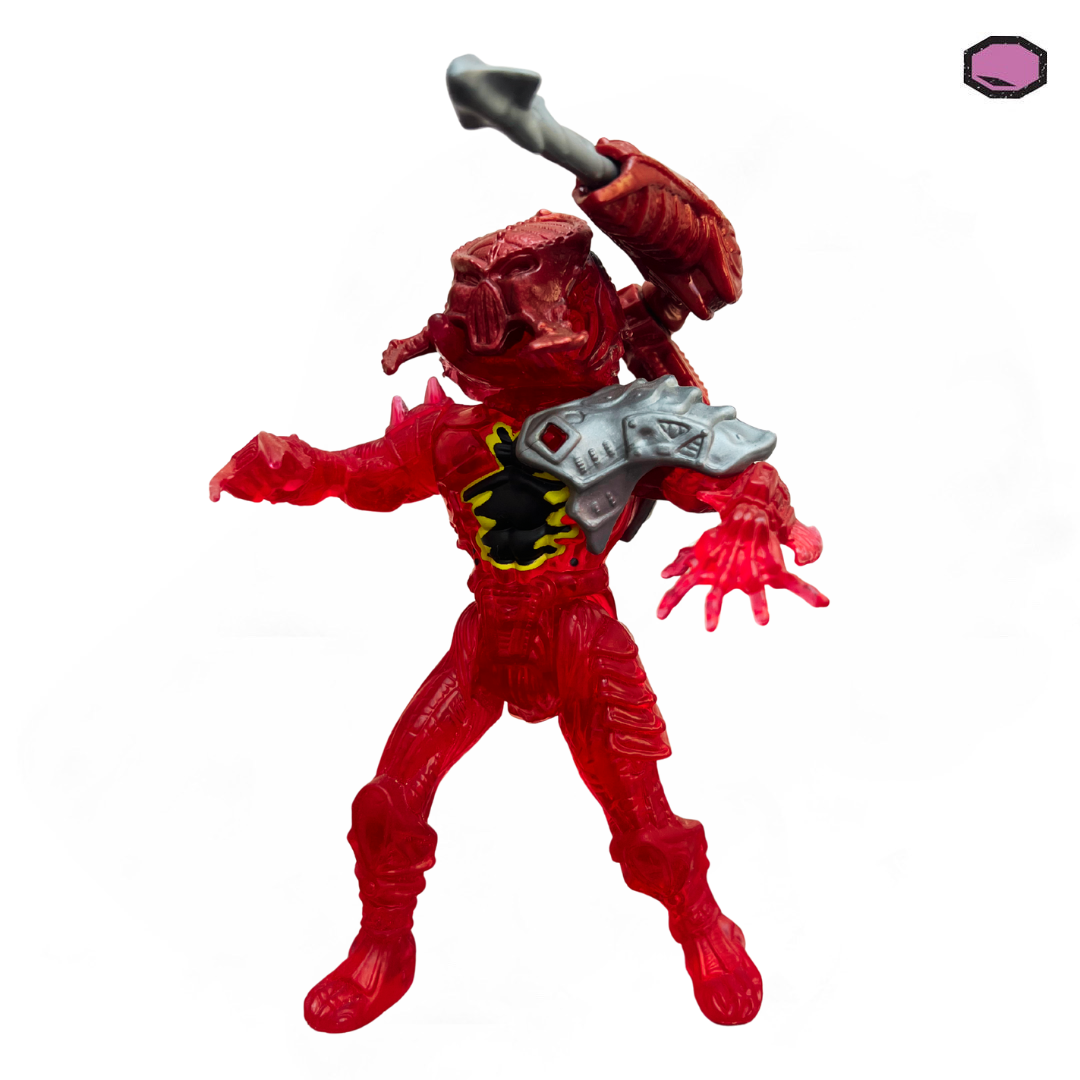 Figura Loose Retro Kenner Lava Planet Predator con acción de ataque