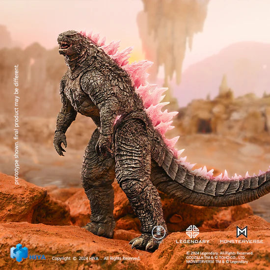Figura Hiya Toys Godzilla X Kong The New Empire Evolved Godzilla Versión 2024 Escala 1/10
