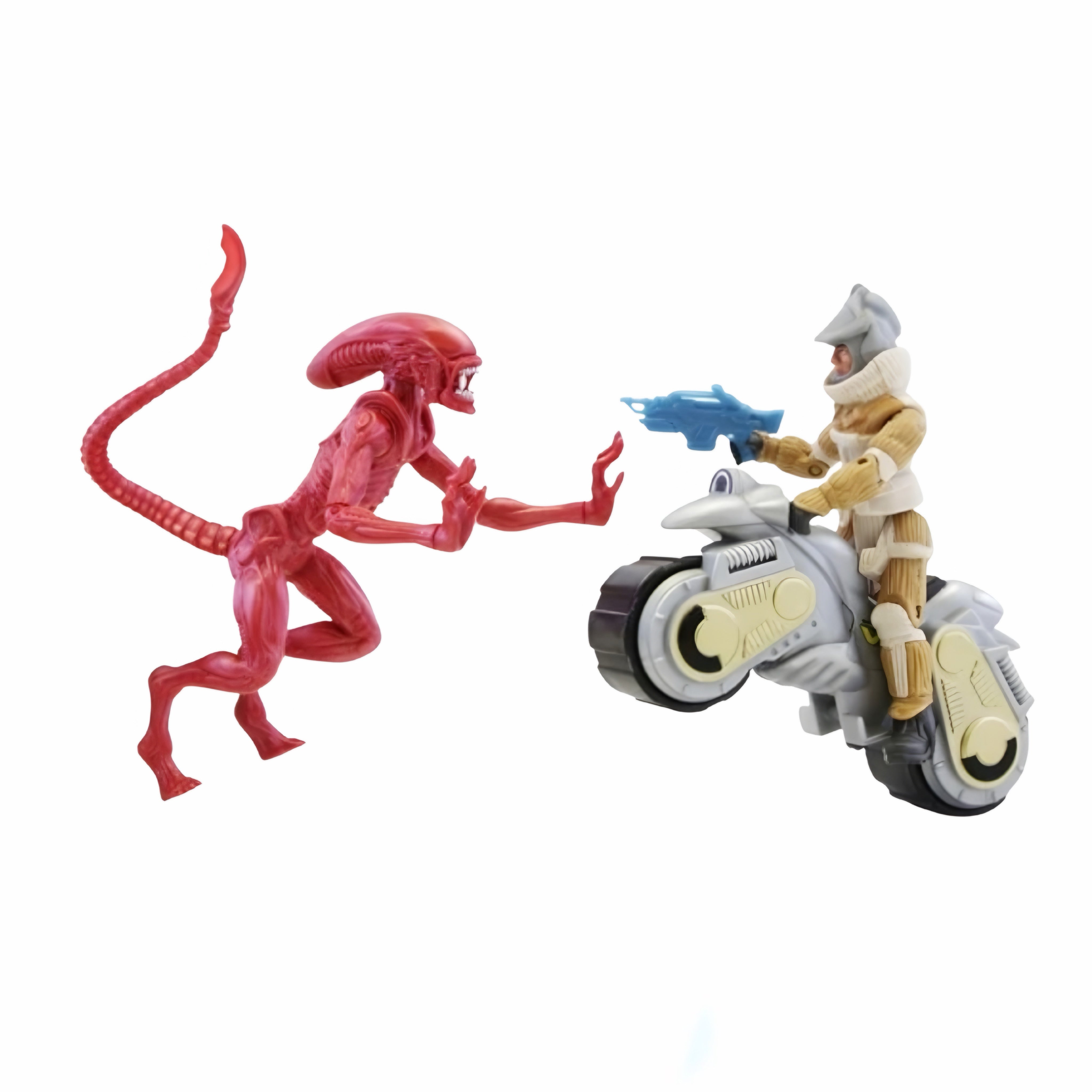 Set de Figuras Aliens Xenomorph Runner vs Weyland-Yutani Commando Exclusivo de Walmart