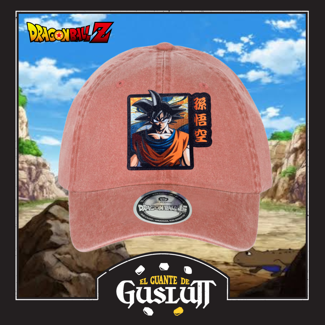 Gorra Dragon Ball Z Son Goku Naranja Tipo Deslavada