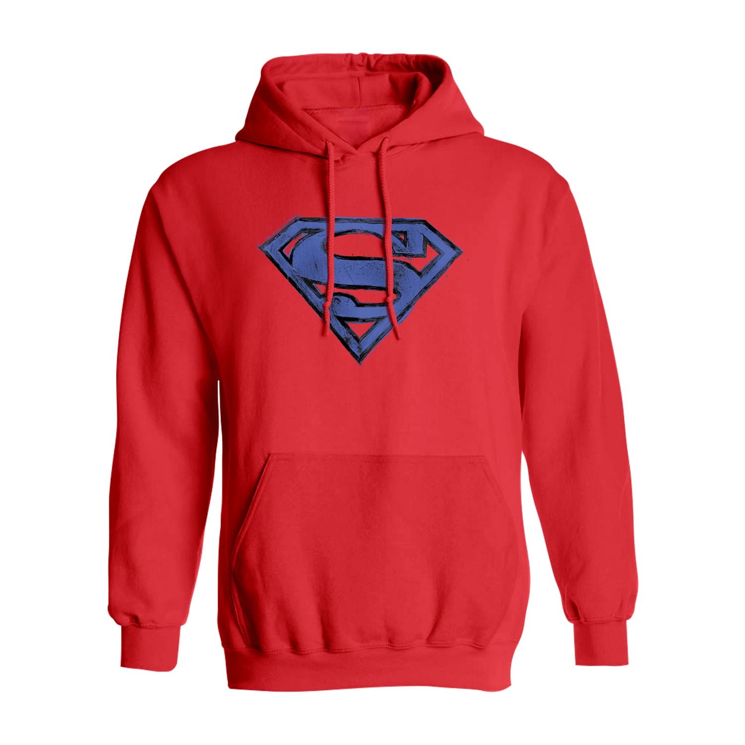 Hoodie DC Comics Logo Superman Roja