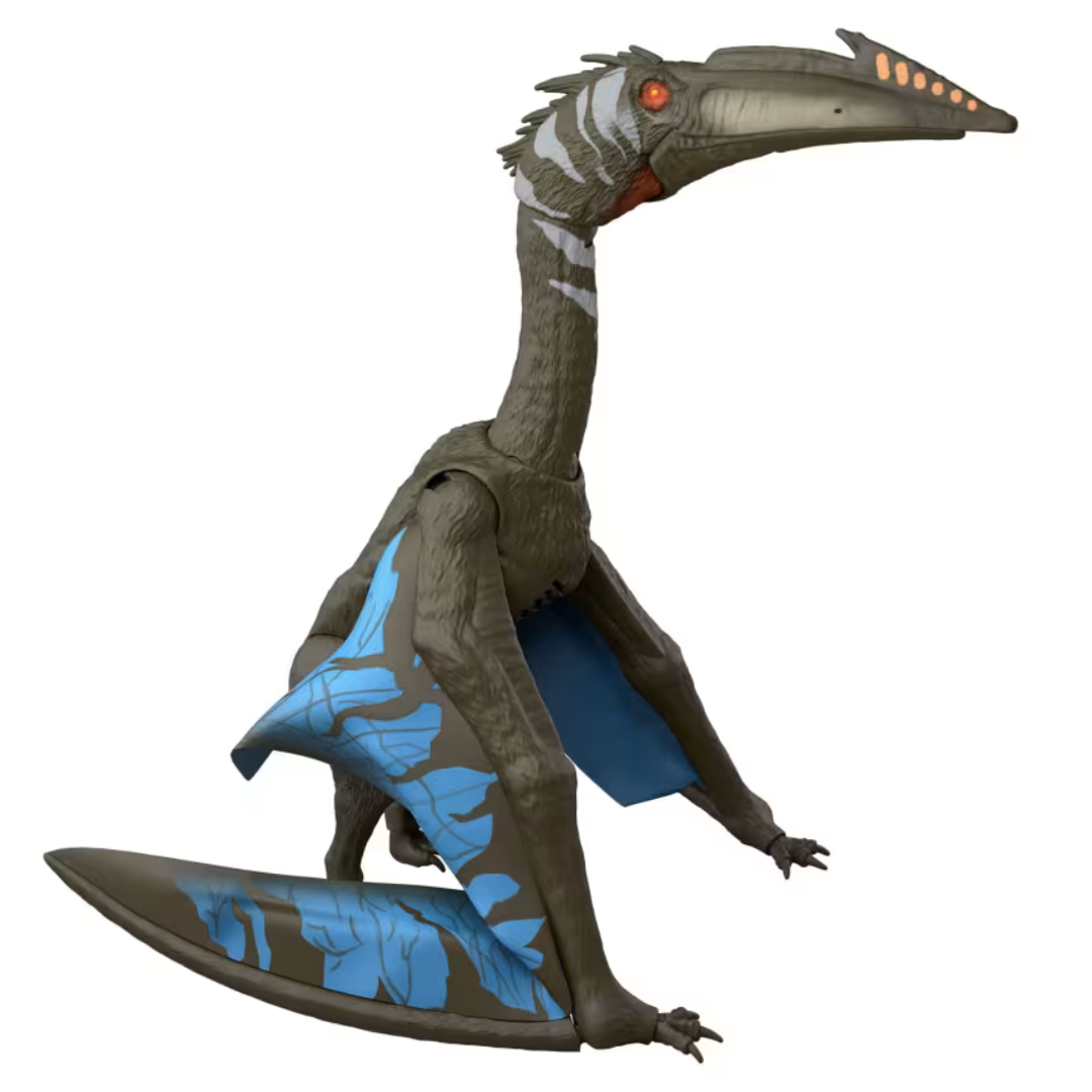 Figura Jurassic World Rebirth Quetzalcoatlus con Acción de Batalla y Sonido
