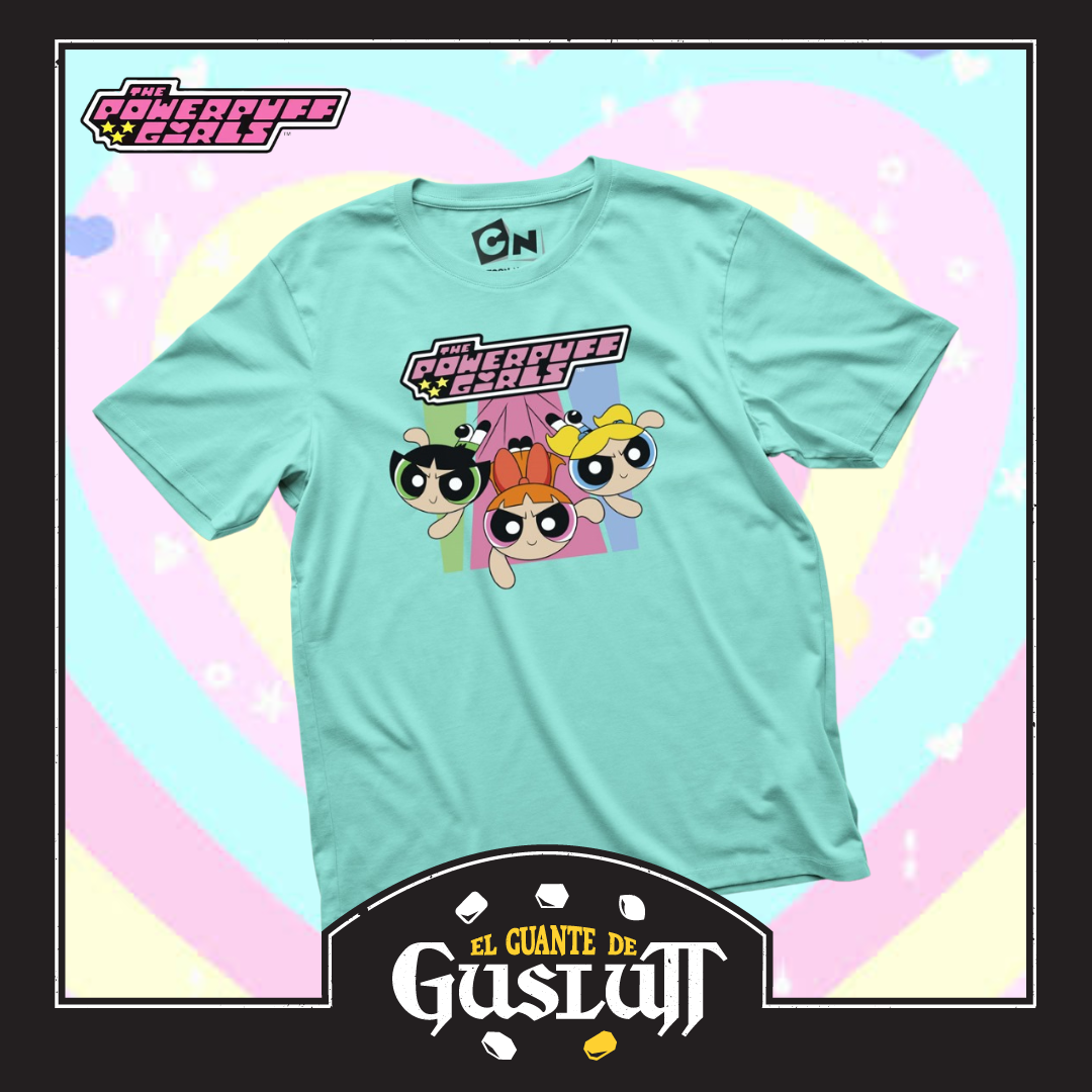 Playera Cartoon Network Las Chicas Superpoderosas Turquesa