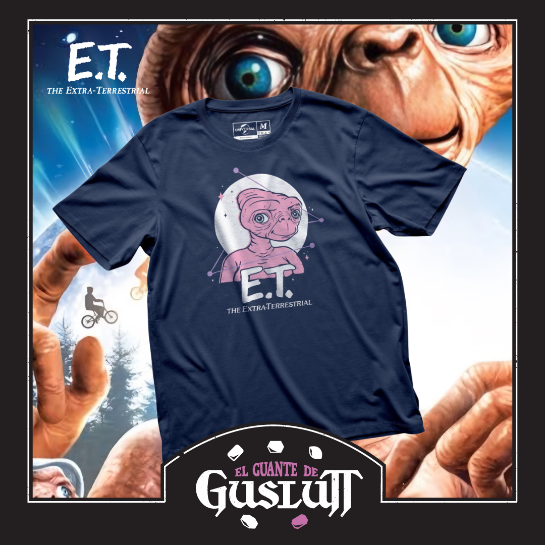 Playera E.T. The Extraterrestrial Azul Marino