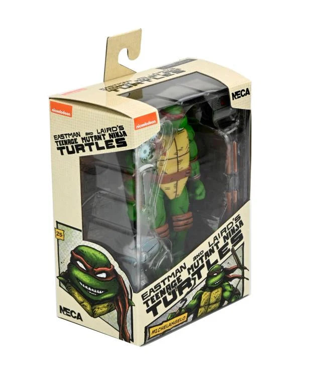 Figura NECA Teenage Mutant Ninja Turtles Michelangelo Edición Mirage Comics
