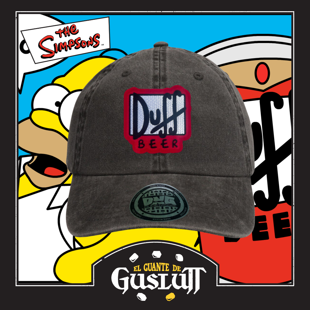 Gorra The Simpsons “Duff Beer” Gris Vintage