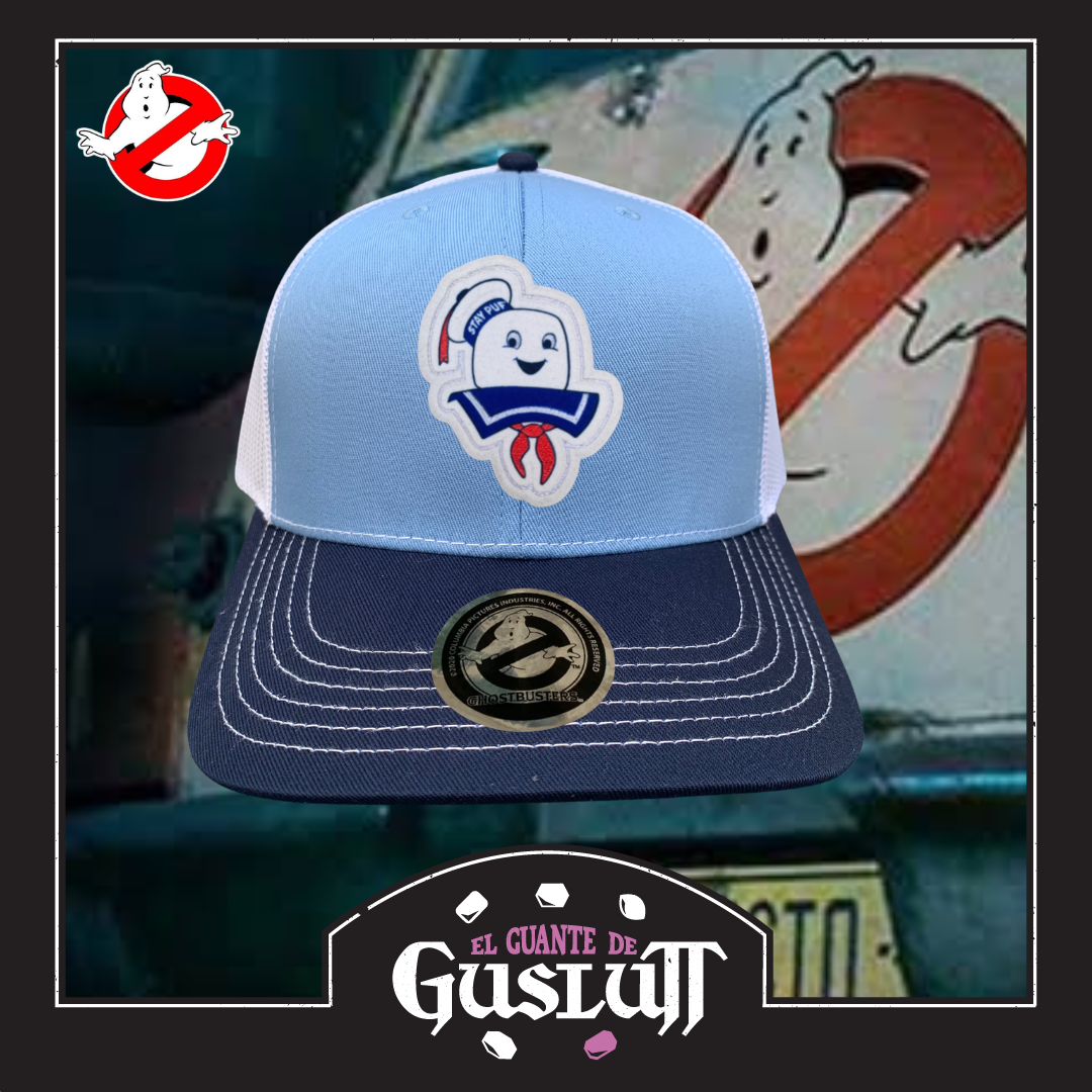 Gorra Los Cazafantasmas Mr. Stay Puft Tricolor Tipo Trucker Premium