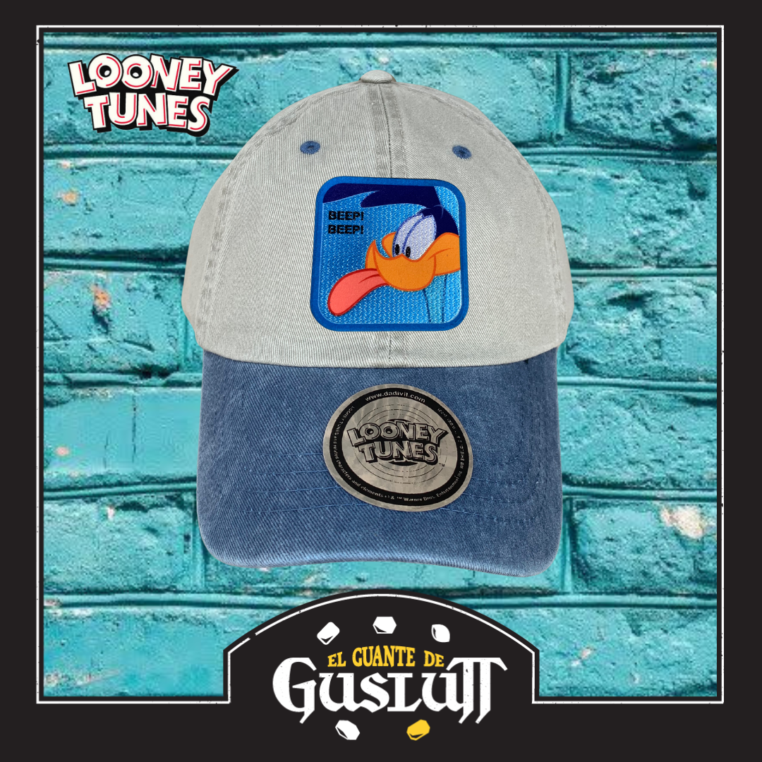 Gorra Looney Tunes Correcaminos Beige-Azul Vintage