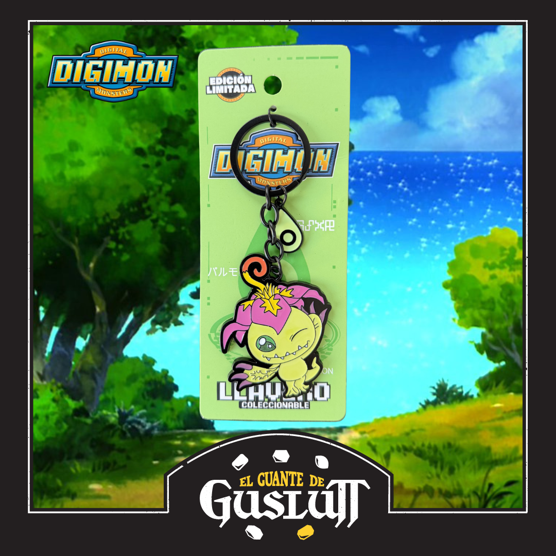Llavero Digimon Palmon Metálico Edición Limitada