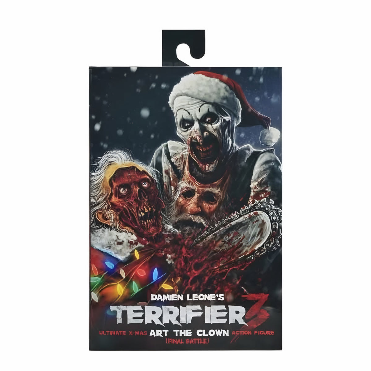 Figura NECA Terrifier llI Art The Clown (Final Battle) Versión Ultimate