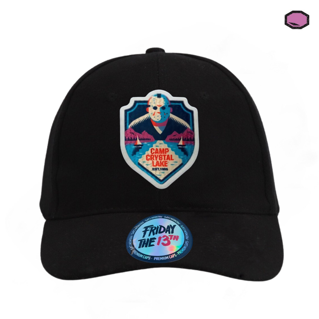 Gorra Friday the 13th Camp Crystal Lake Est. 1935 Negra