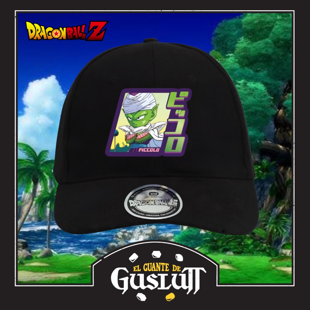 Gorra Dragon Ball Z Chibi Piccolo Negra