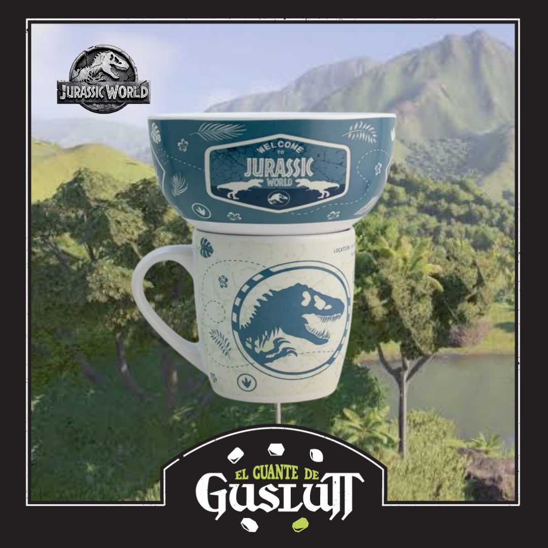 Jurassic World Set de Bowl y Taza