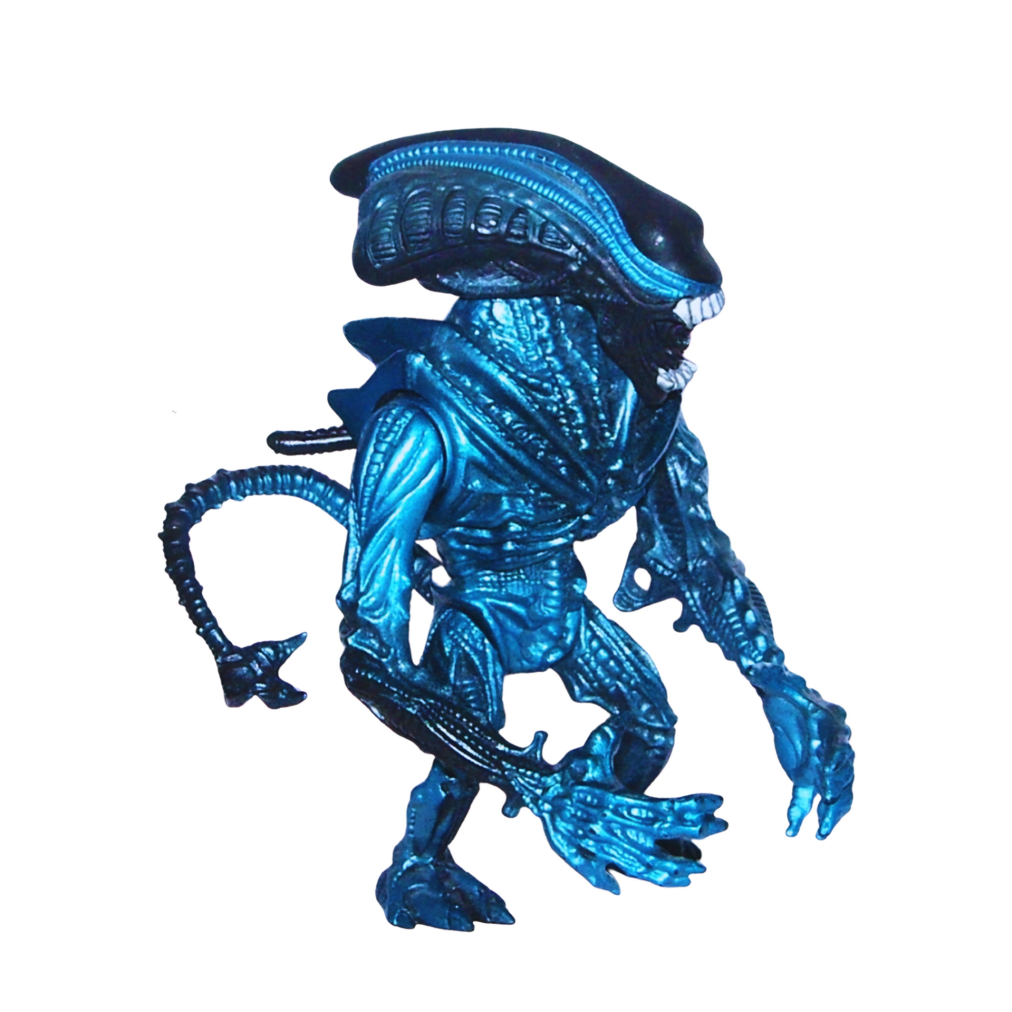 Figura Retro Kenner Gorilla Alien Versión Azul con acción de ataque