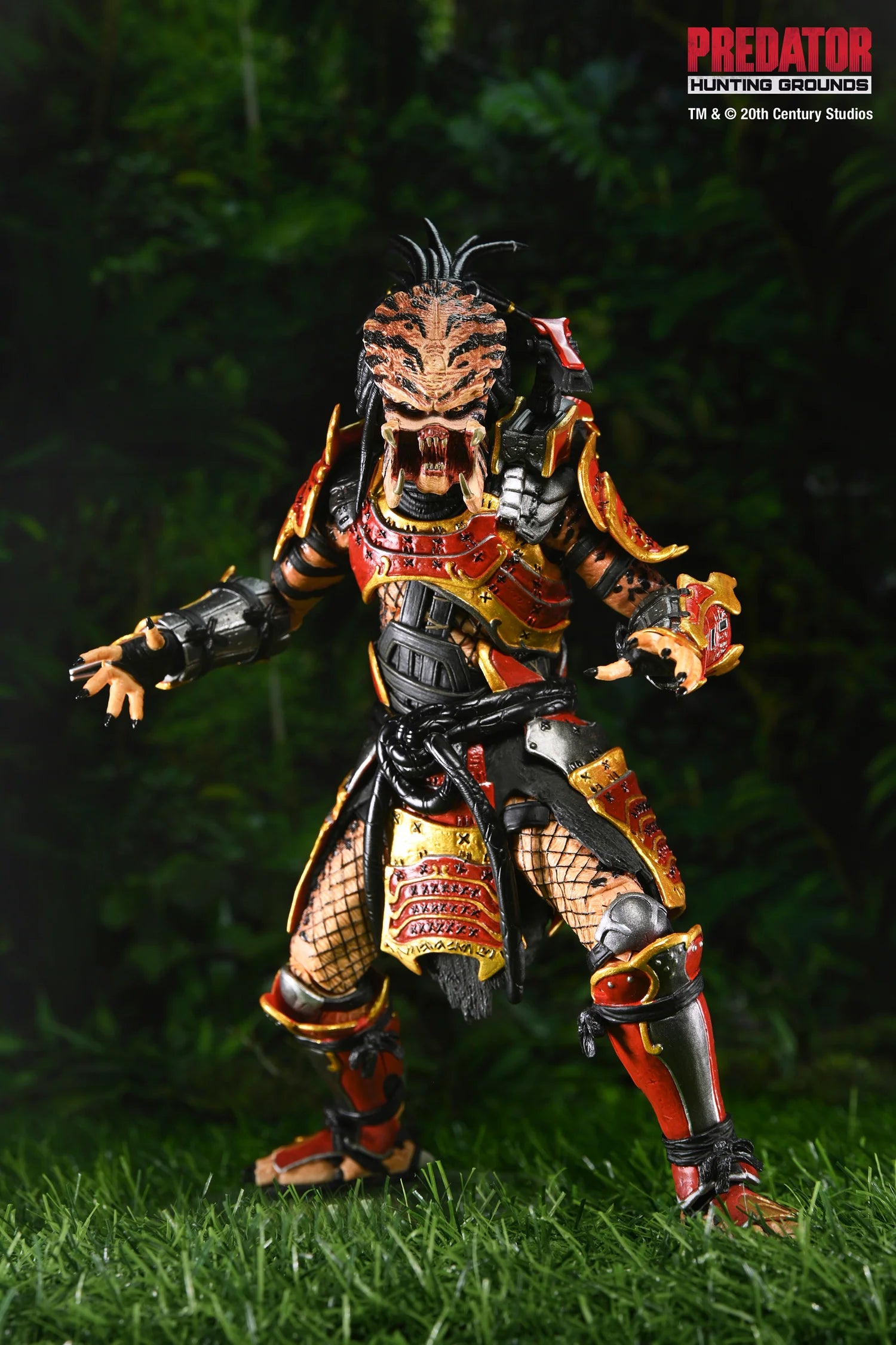Figura NECA Predator Hunting Grounds Samurai Predator Versión Ultimate