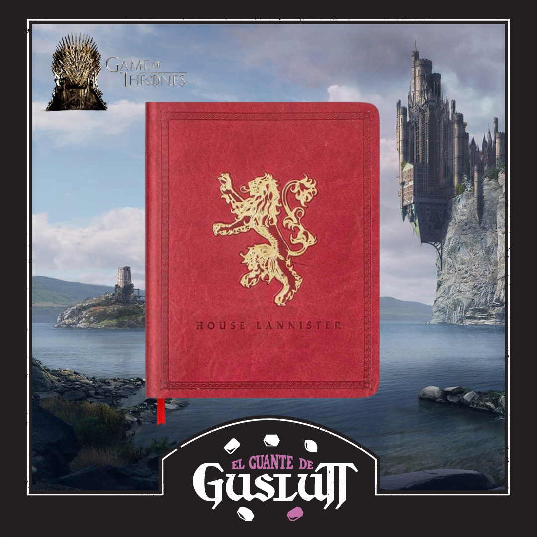 Libreta Game of Thrones Casa Lannister Edición Limitada