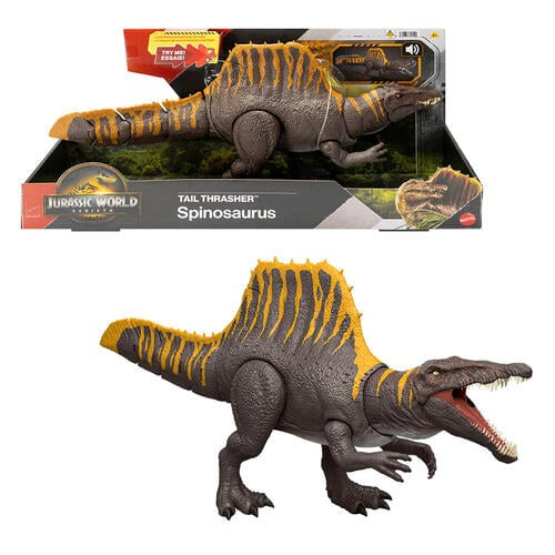 Figura Jurassic World Rebirth Spinosaurus con Acción de Batalla y Sonido