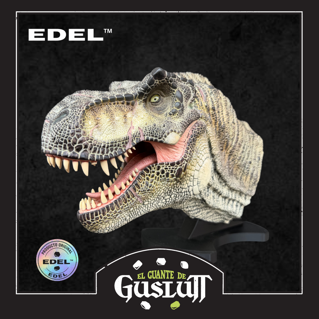Mini Busto Edel Toys Tyrannosaurus Rex Emperor Museum Series Edición Limitada