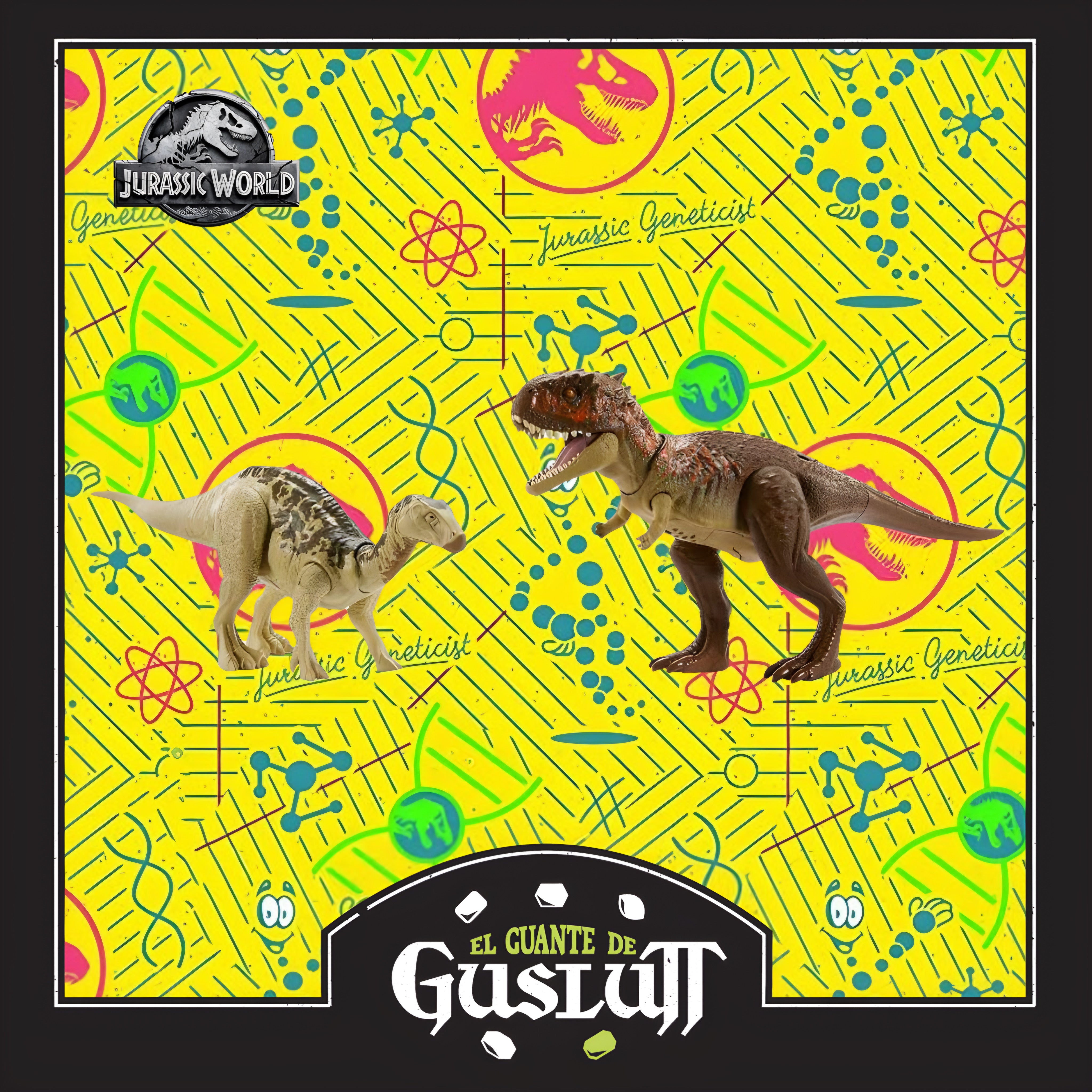 Set de Figuras Jurassic World Survival Instincts Iguanodon & Skorpiovenator Pack Exclusivo con Acción de Batalla y Sonido