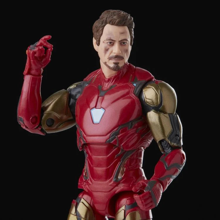 Set de Figuras Marvel Legends Infinity Saga Iron Man Mark 85 vs Thanos Escala 6 Pulgadas