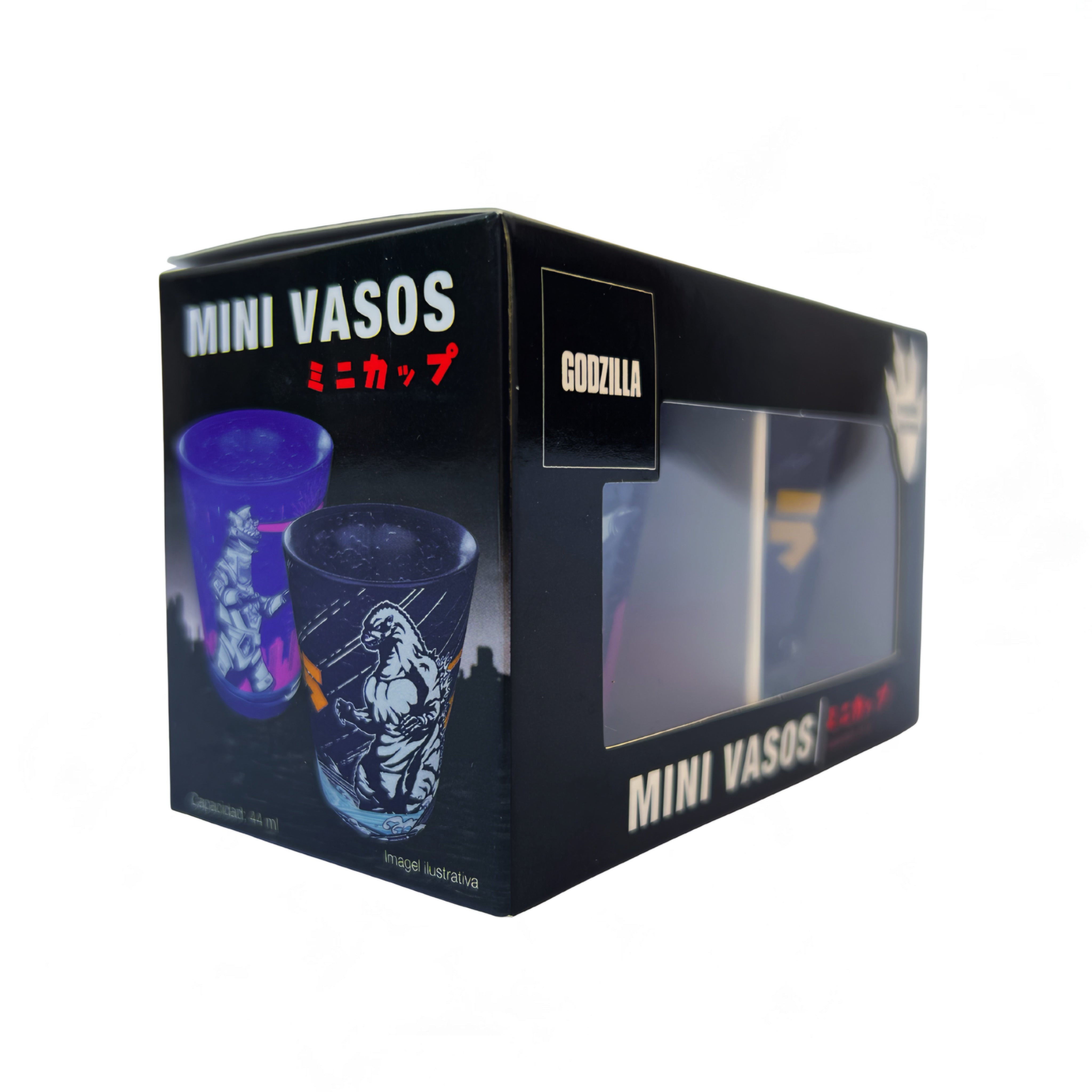 Set de Mini Vasos Godzilla vs Mechagodzilla Edición Especial