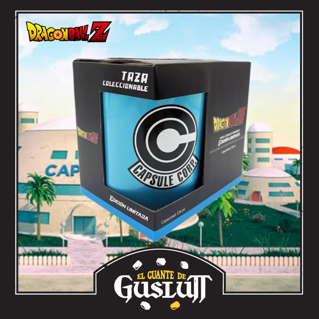 Taza Jumbo Dragon Ball Z Edición Especial Capsule Corp