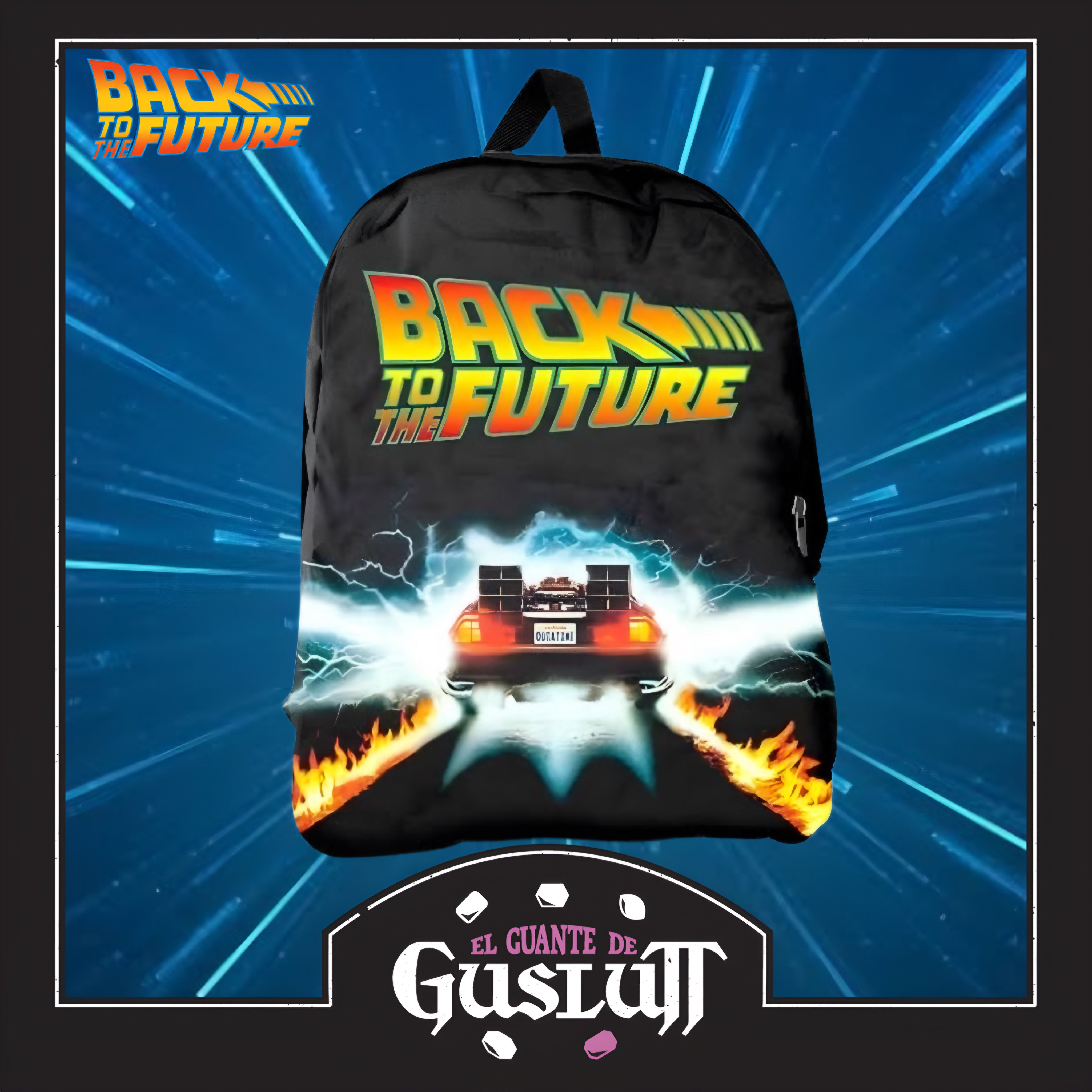 Mochila Back to the Future “Delorean Time Machine”