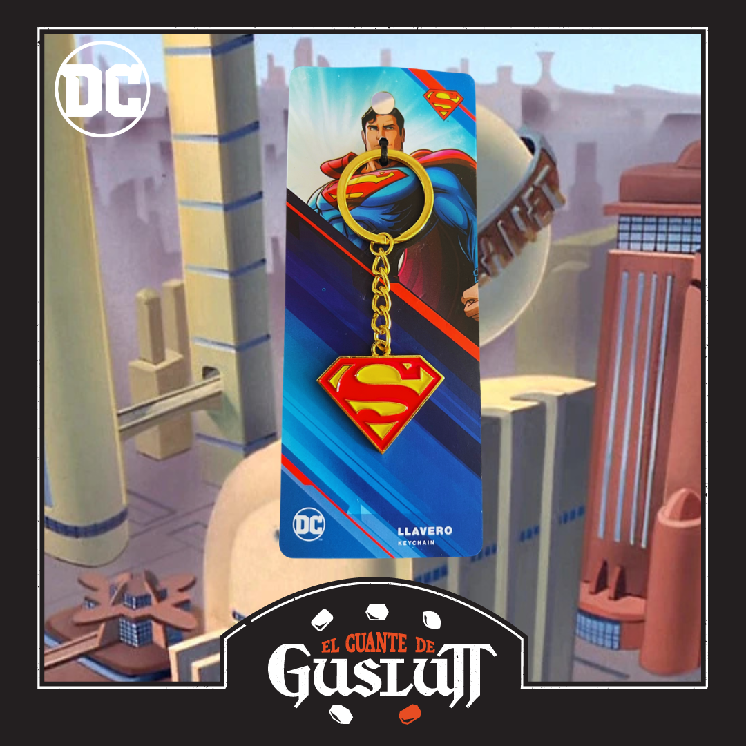 Llavero DC Comics Superman Logo Clásico Metálico Edición Limitada