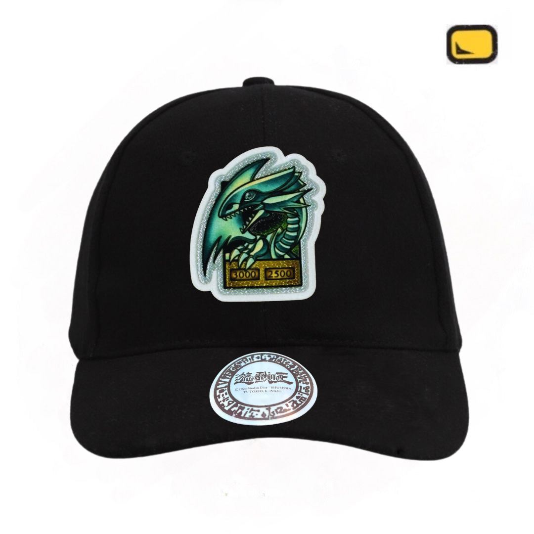 Gorra Yu-Gi-Oh! Dragón Blanco de Ojos Azules Negra