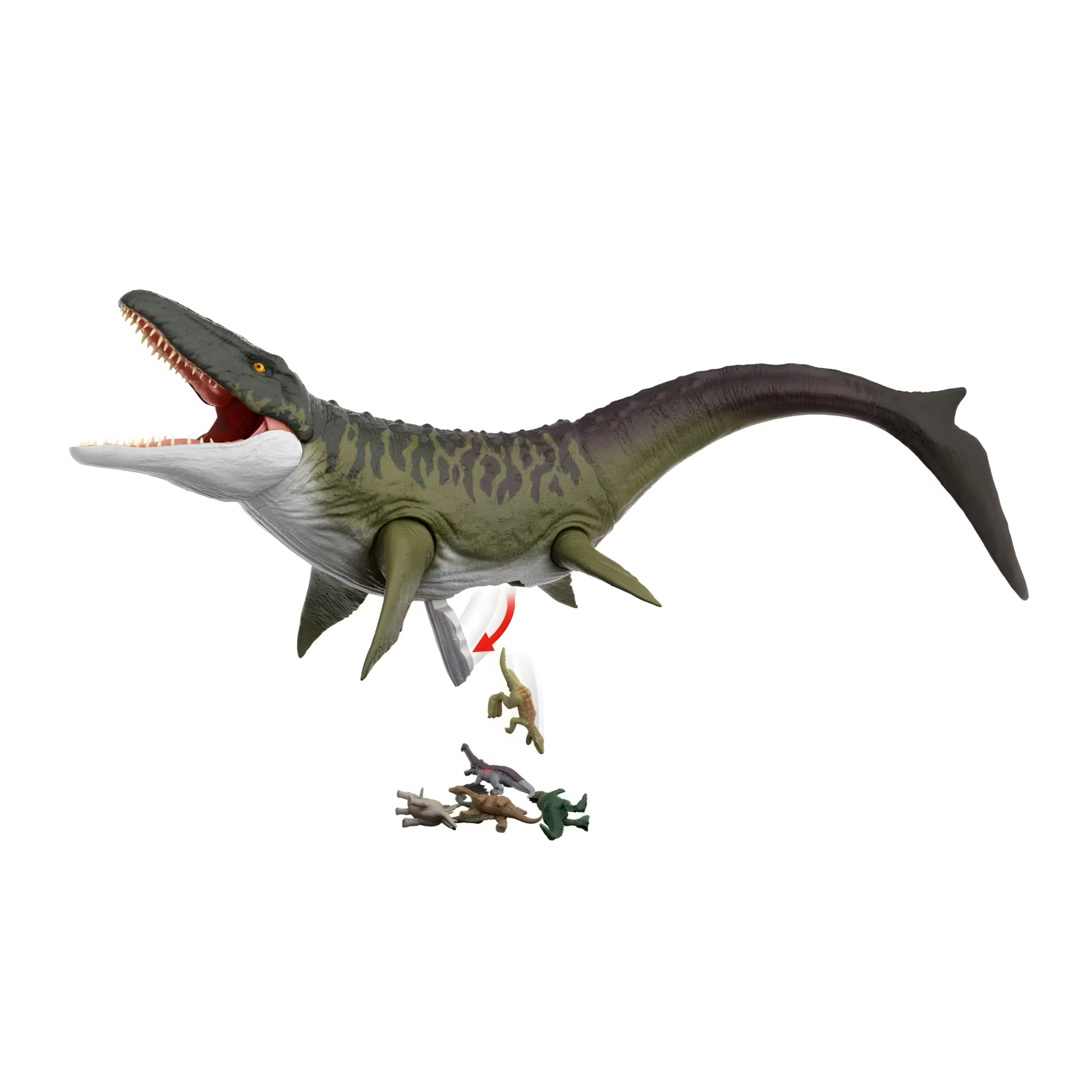 Figura Súper Colosal Jurassic World Rebirth Mosasaurus