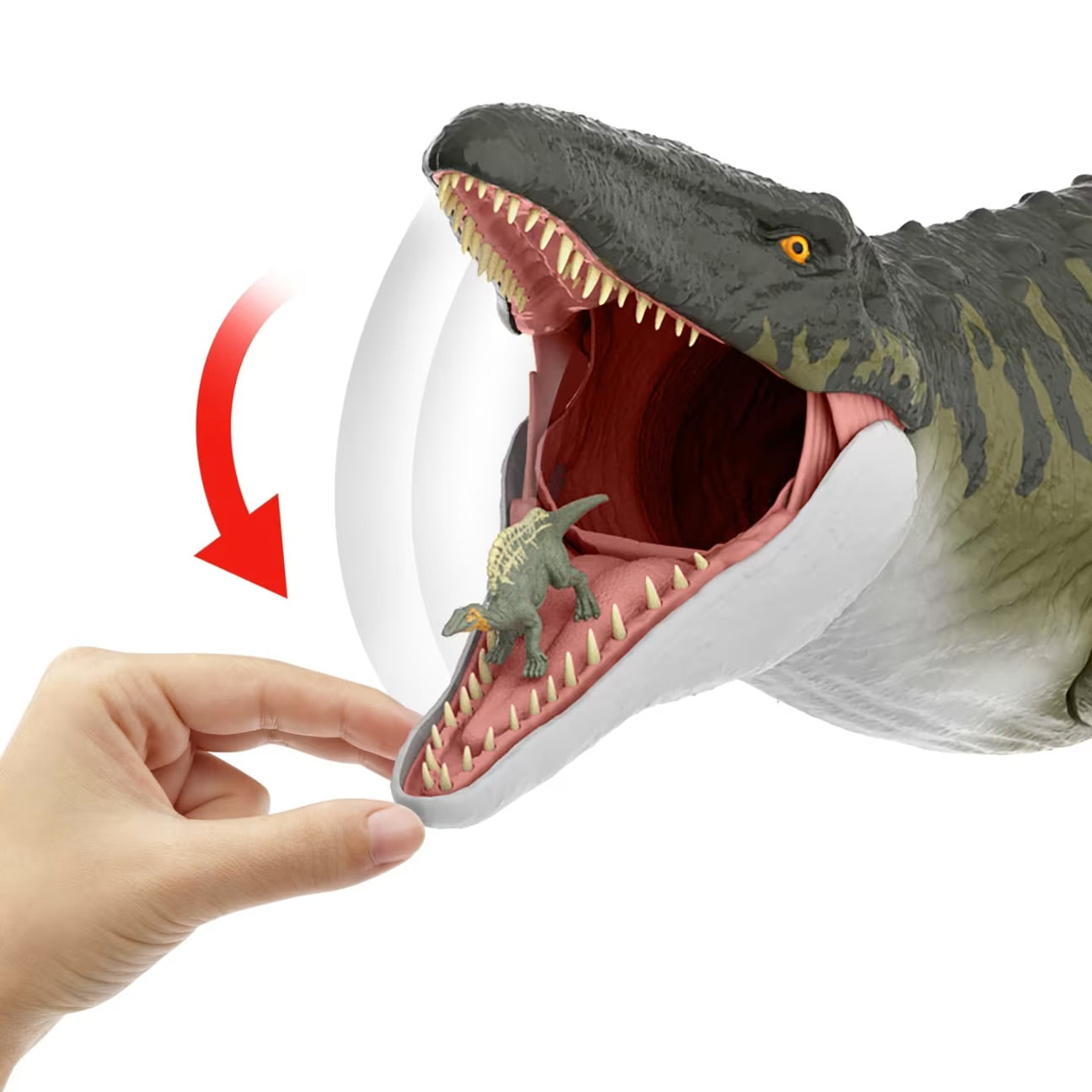 Figura Súper Colosal Jurassic World Rebirth Mosasaurus