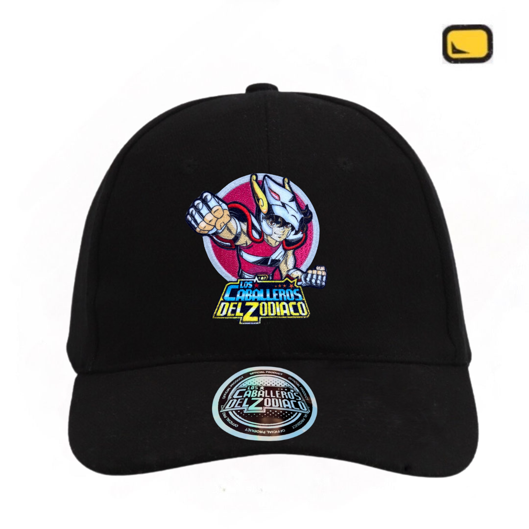 Gorra Los Caballeros del Zodiaco Seiya Negra