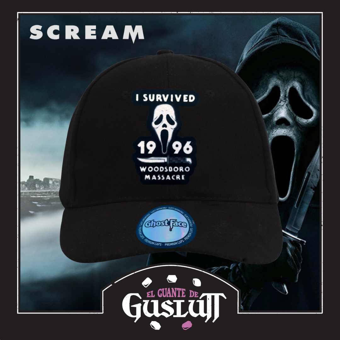 Gorra Scream Ghostface 1996 Negra