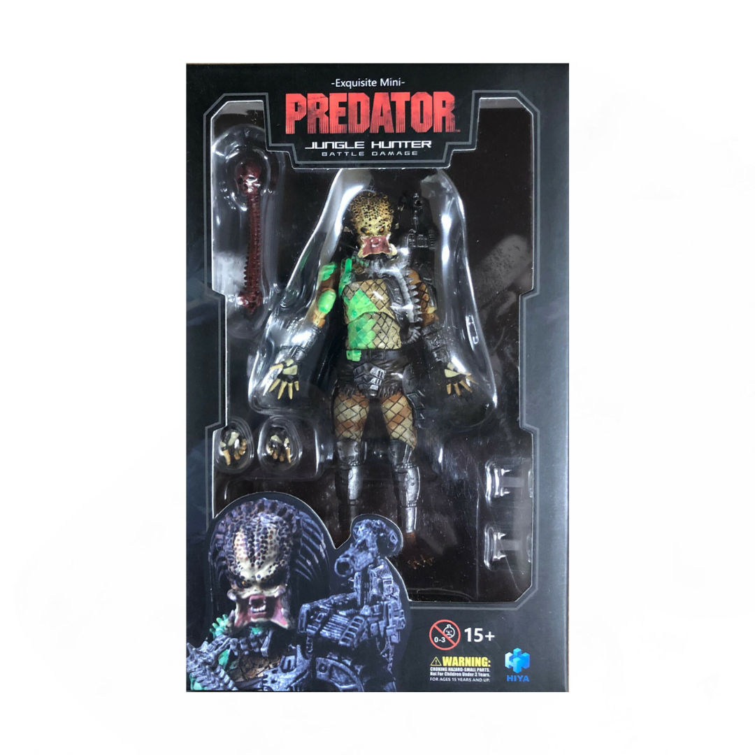Figura Hiya Toys Jungle Hunter Predator (Battle Damage) PX Previews Exclusive Escala 1/18