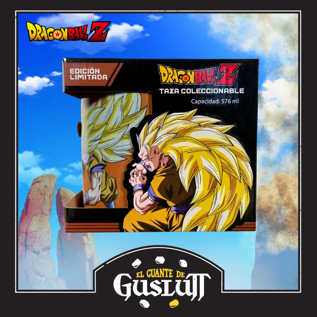 Taza Jumbo Dragon Ball Z Edición Especial Super Saiyan 3 Goku