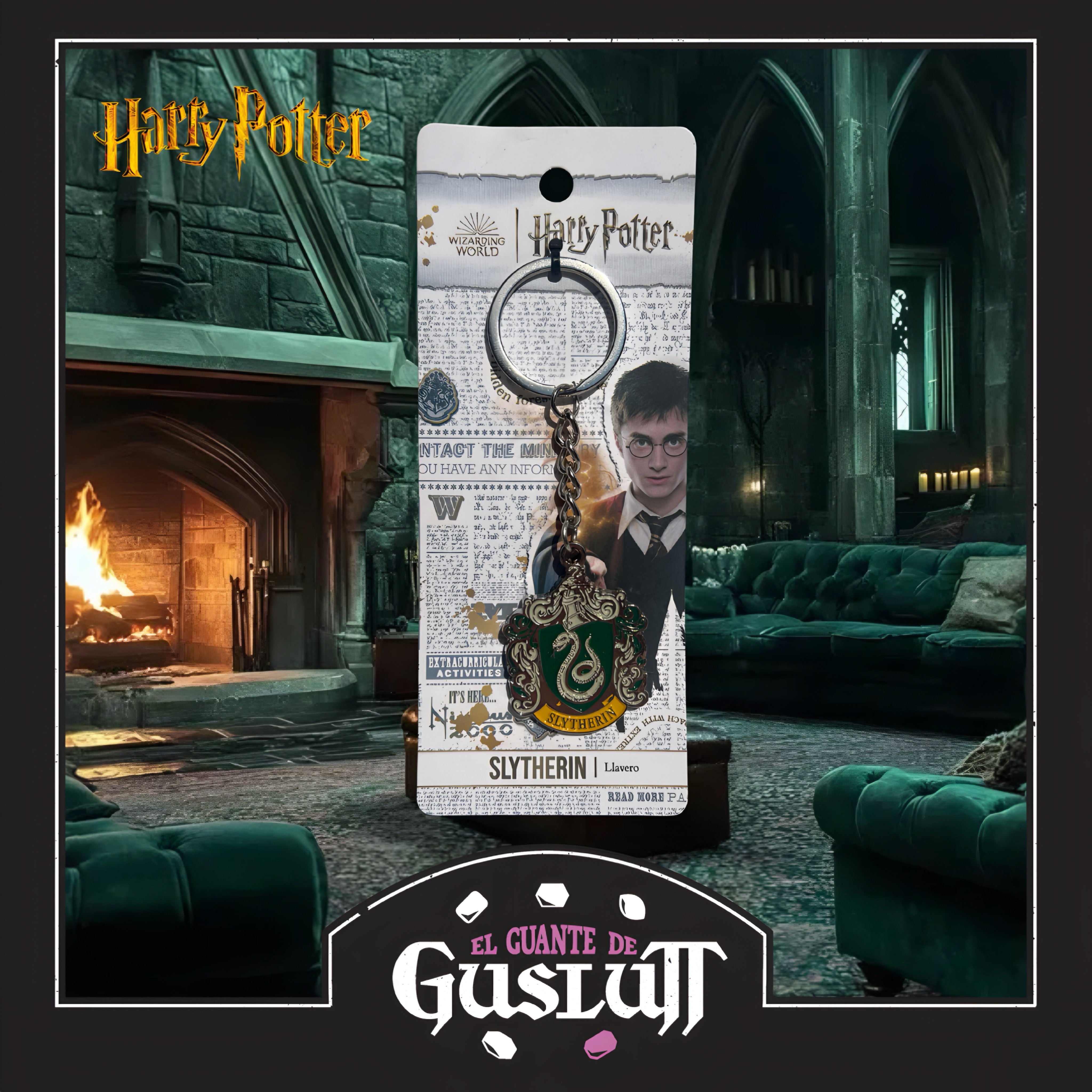 Llavero Harry Potter Slytherin Metálico Edición Limitada