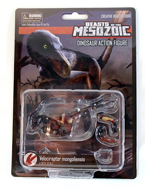 Figura Beasts of the Mesozoic Velociraptor Mongoliensis Versión Negra Escala 1/18