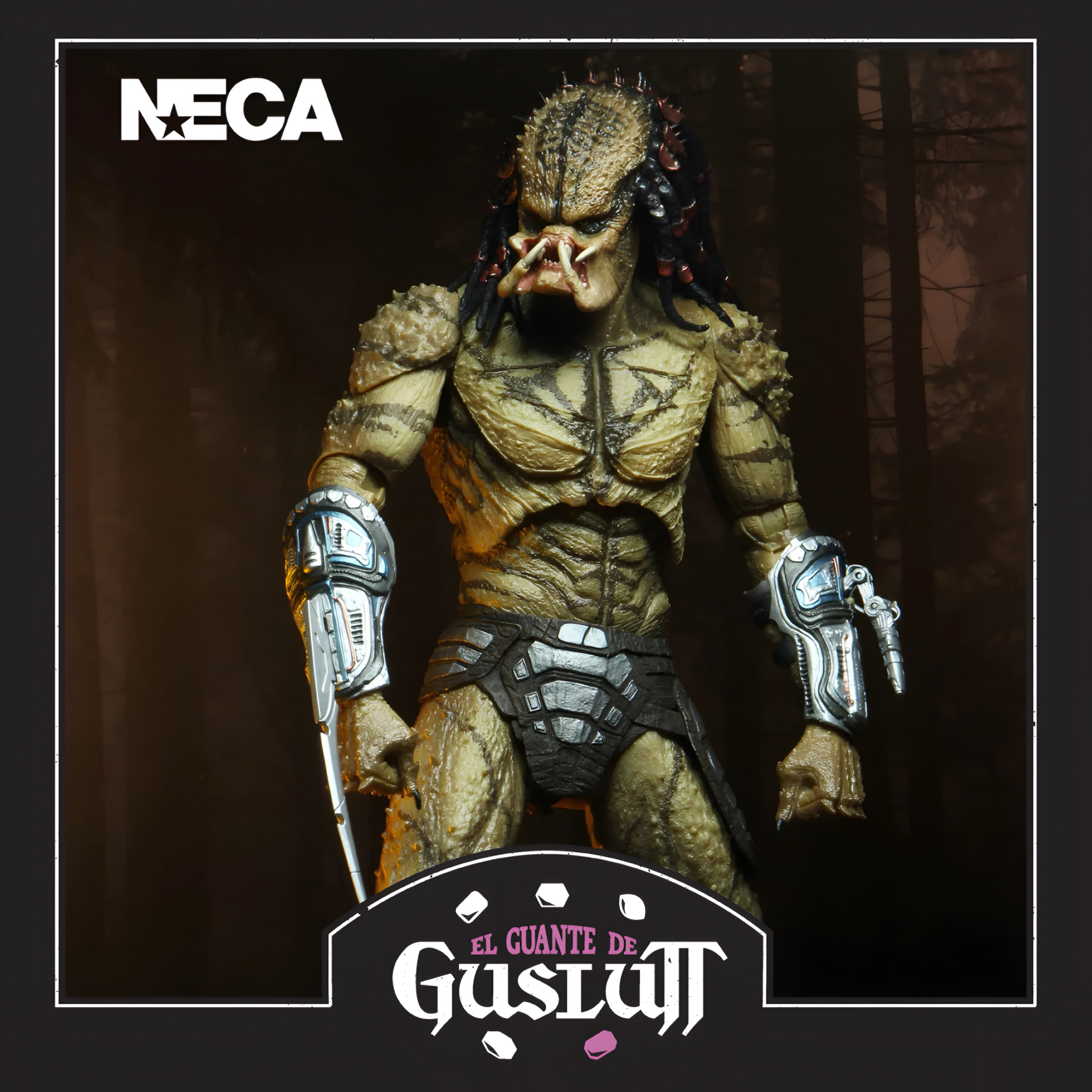 Figura NECA Unarmored Assasin Predator Versión Deluxe
