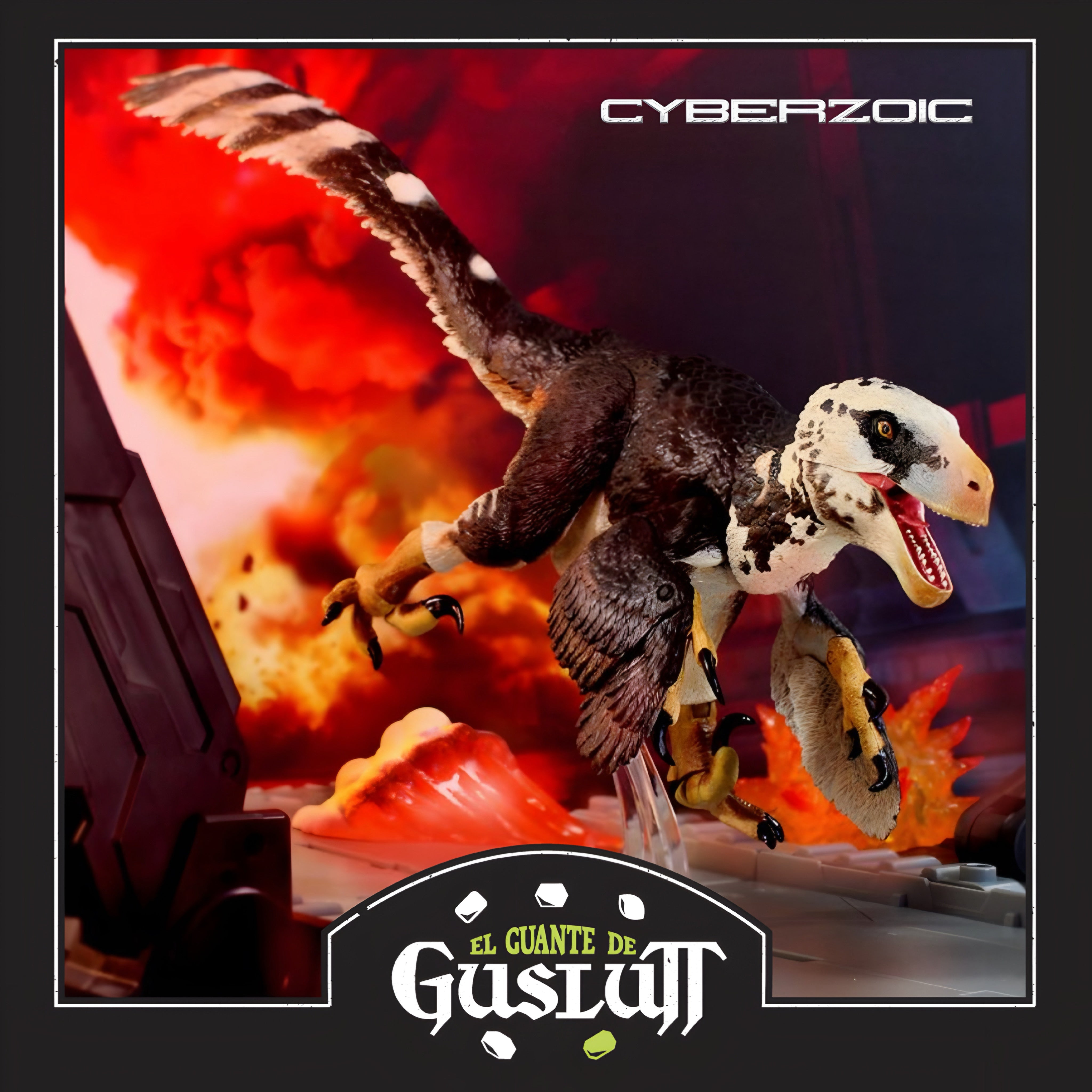 Figura Cyberzoic Utahraptor Ostrommaysi Escala 1/18