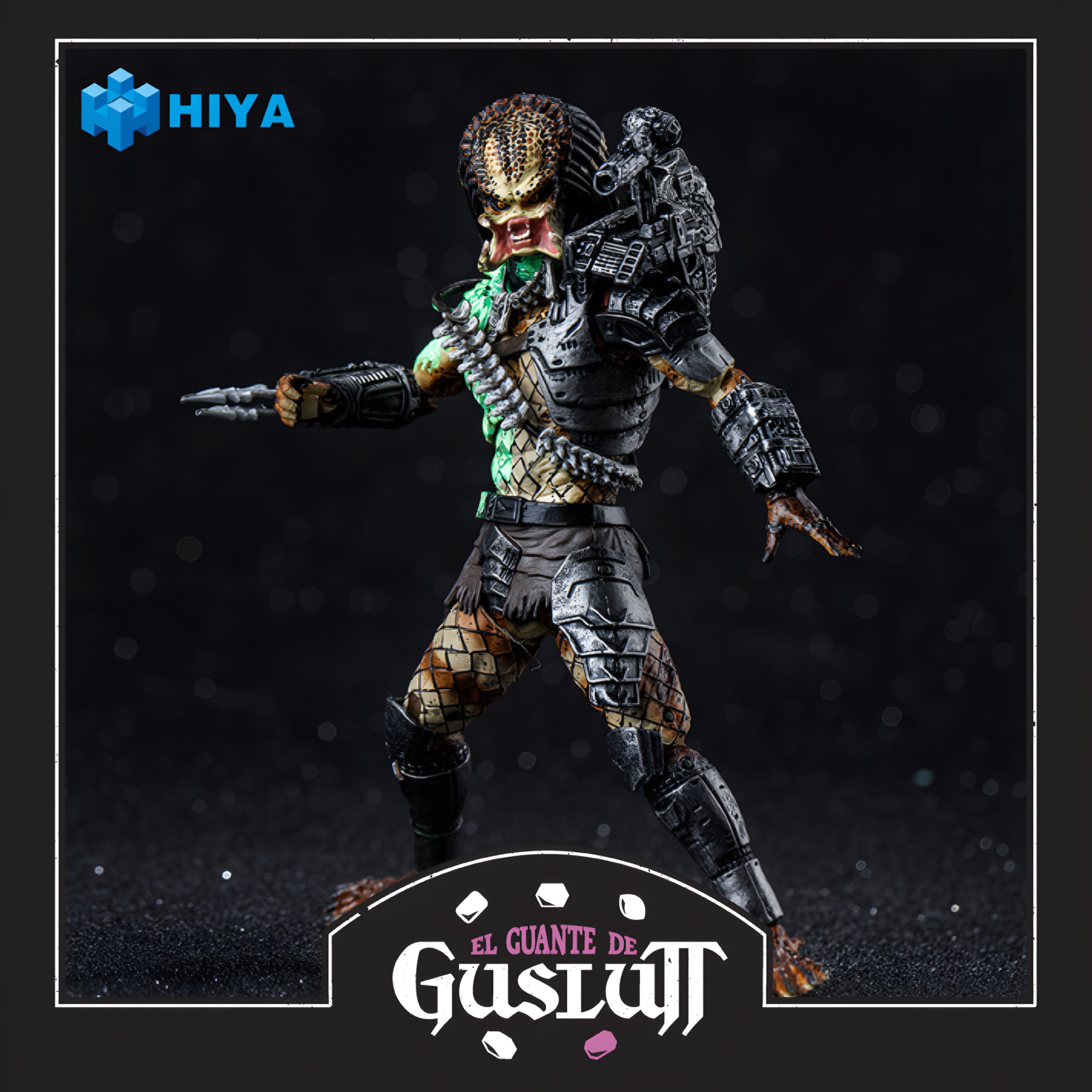 Figura Hiya Toys Jungle Hunter Predator (Battle Damage) PX Previews Exclusive Escala 1/18