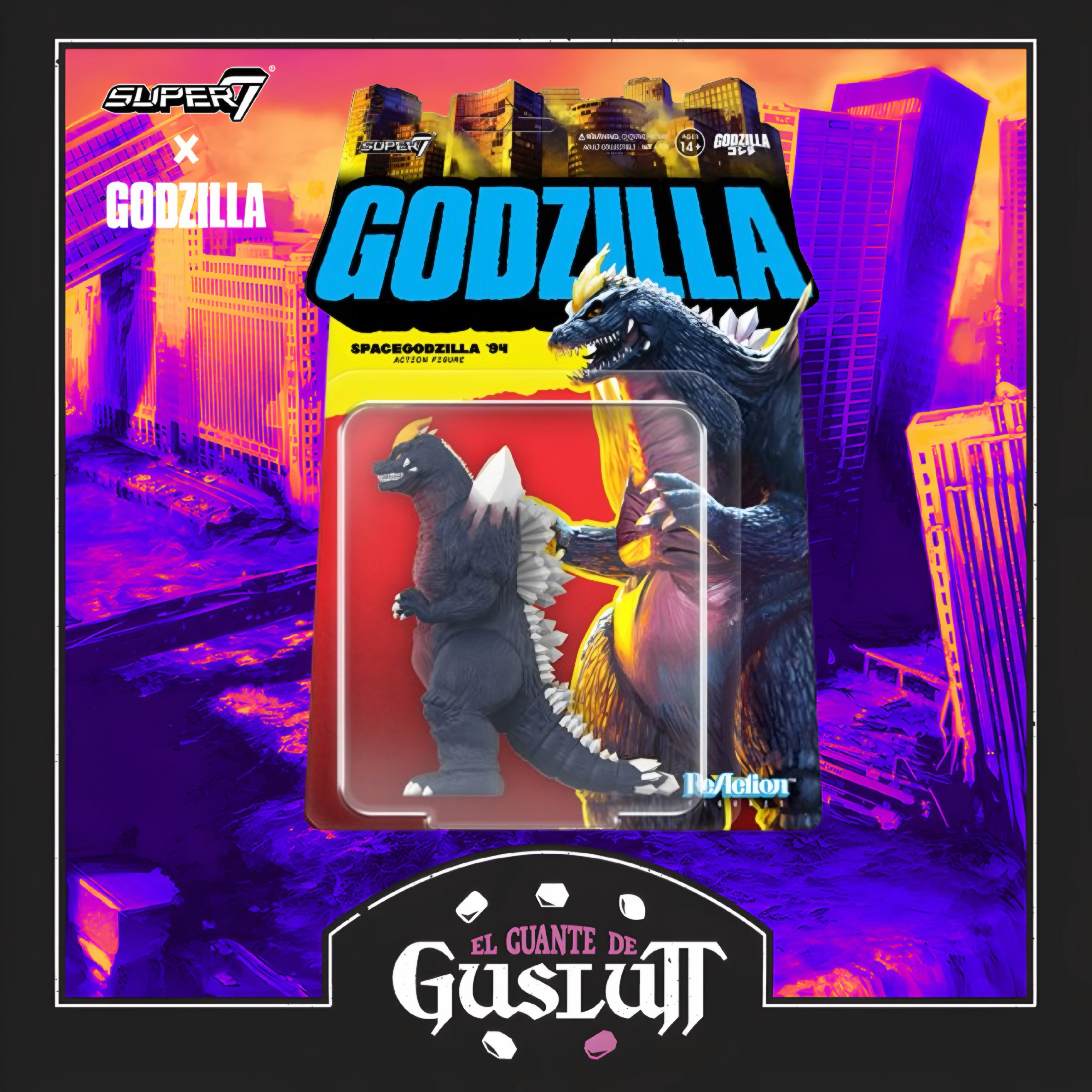 Figura Super 7 SpaceGodzilla 1994 Escala 1/18