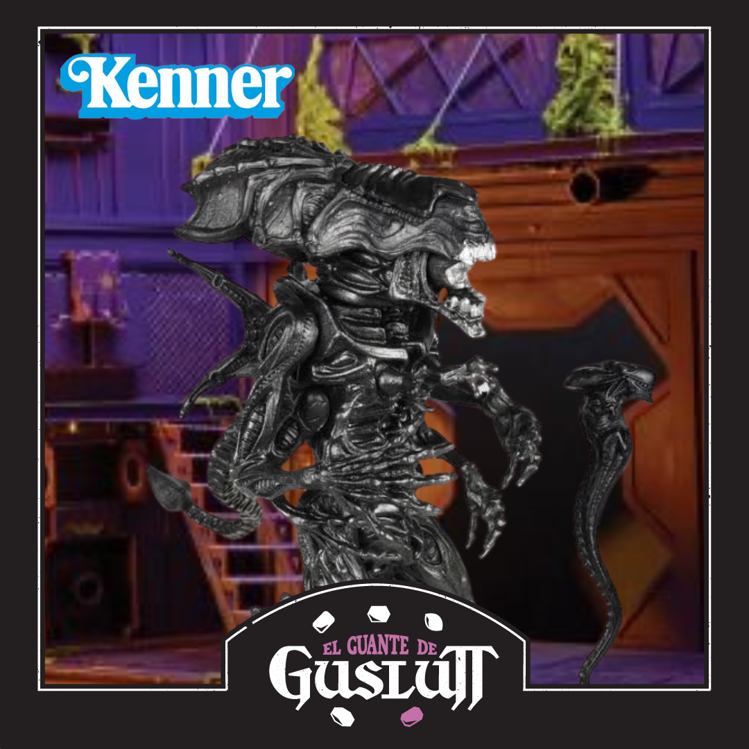 Figura Retro Kenner Alien Queen con acción de ataque